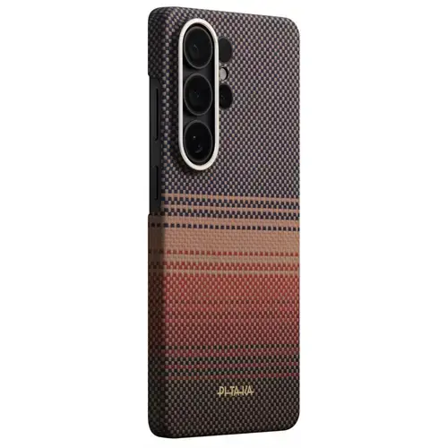 Husa telefon Pitaka Ultra-Slim Edge Aramida pentru Samsung Galaxy S26 Ultra Sunset (Multicolor)