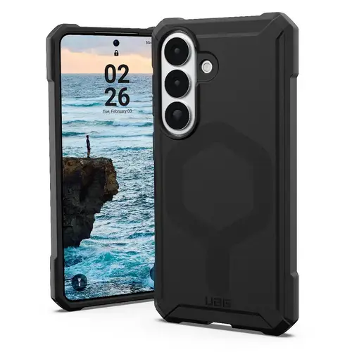 Husa telefon UAG Essential Armor Magnetic pentru Samsung Galaxy S26 (Negru)