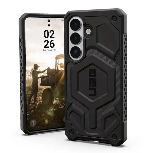 Husa telefon UAG Monarch Pro Magnetic pentru Samsung Galaxy S26 Plus (Negru)