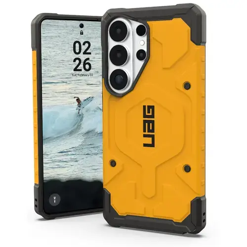 Husa telefon UAG Pathfinder Magnetic pentru Samsung Galaxy S26 Ultra (Negru/Galben)