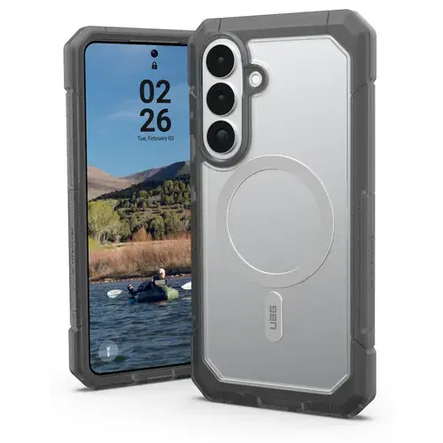 Husa telefon UAGvTrooper Magnetic pentru Samsung Galaxy S26 (Negru/Transparent)