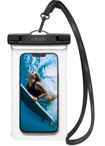 Husa Universala Waterproof, Spigen, A601, Transparenta