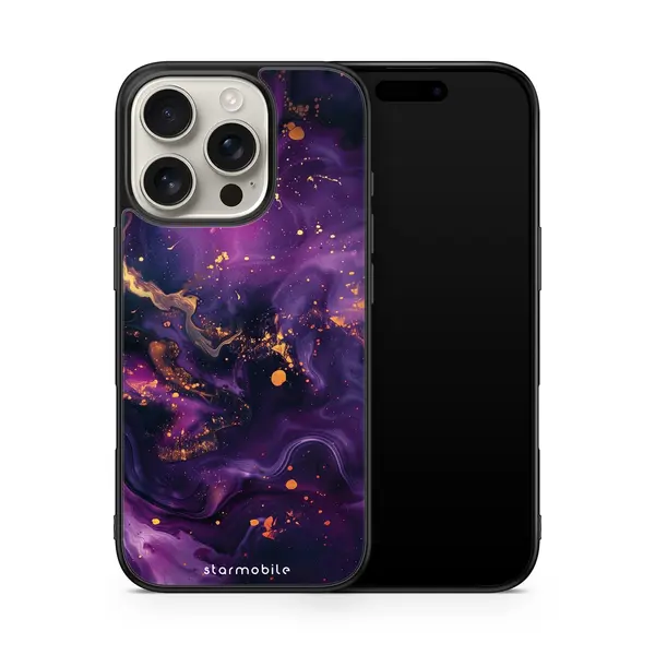 Husa Violet Abstract Apple iPhone Impact Ultra - iPhone 15 Pro