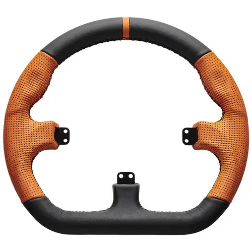 Husa volan Asetek SimSports GT, Closed D (Negru/Portocaliu)