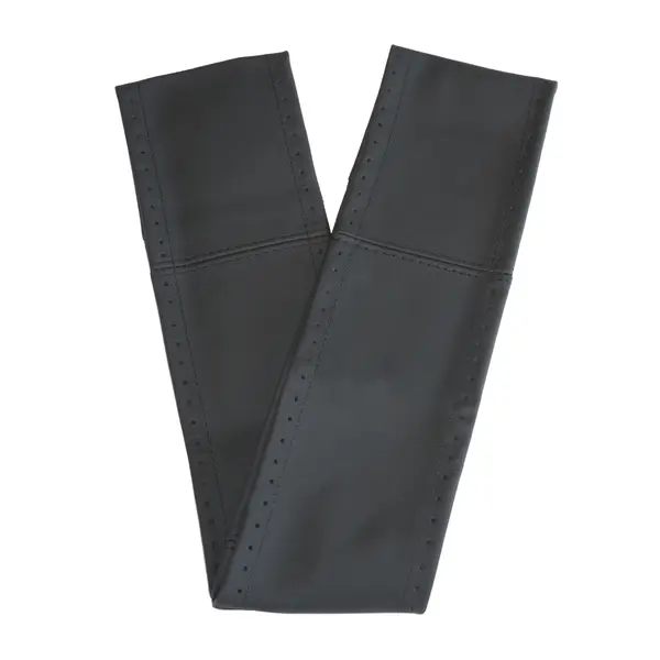 Husa volan cu snur piele naturala neagra 42-43 cm UMBRELLA