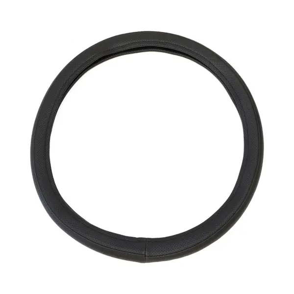 Husa Volan Piele Ecologica Perforata Negru 40- 42 Cm Umbrella