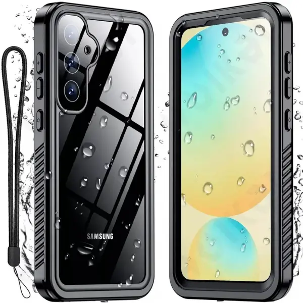 Husa Waterproof pentru Samsung Galaxy S25+ S936, ShellBox, Neagra