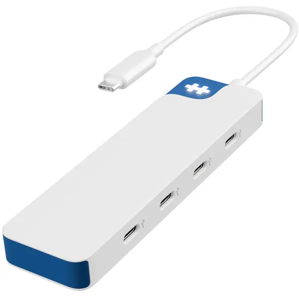 Hyper Hub USB-C Hyper HyperDrive Flex, 4 porturi, Albastru