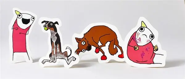 Hyperbole and a Half Die-Cut Notecards | Abrams