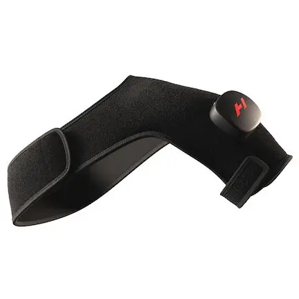 Hyperice Centura Masaj Hyperice Cu Vibratii si incalzire Pentru Umeri Niveluri De Viteza 3 Control Prin Butoane Neopren Bur 180min Negru