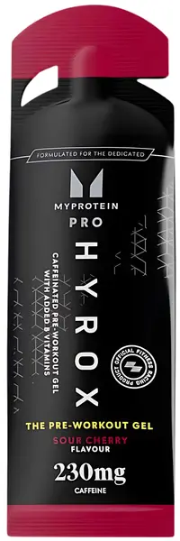 Hyrox The Pre-Workout Gel, cireașă, 50 g, Myprotein