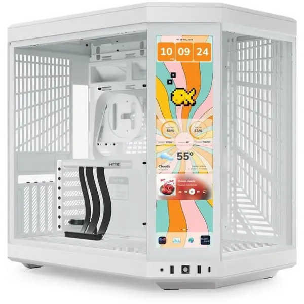 HYTE Carcasa Hyte Y70 Mid-Tower, Snow White