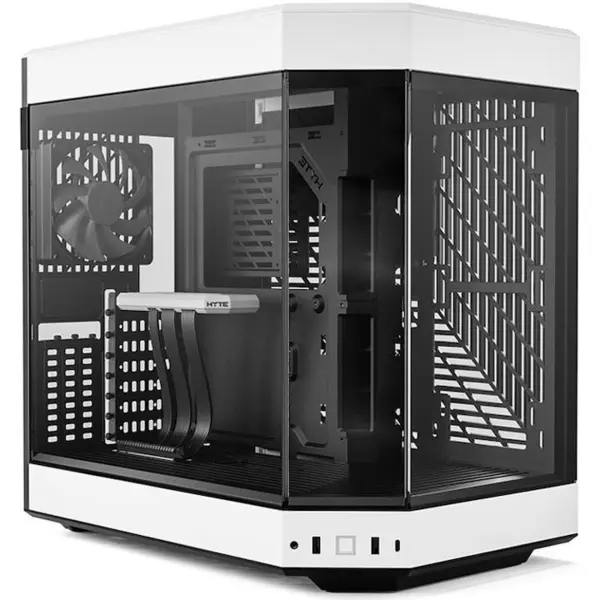 HYTE Carcasa PC HYTE Y60, Mid-Tower, fara sursa, ATX, Alb Negru