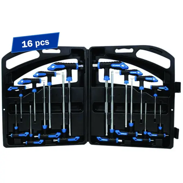 Hyundai Set 16 chei HEX plus TORX maner T HYUNDAI HY-59551