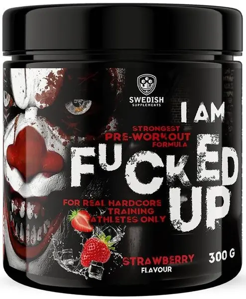 I am F#cked Up Joker Edition, căpșună, 300 g, Swedish Supplements