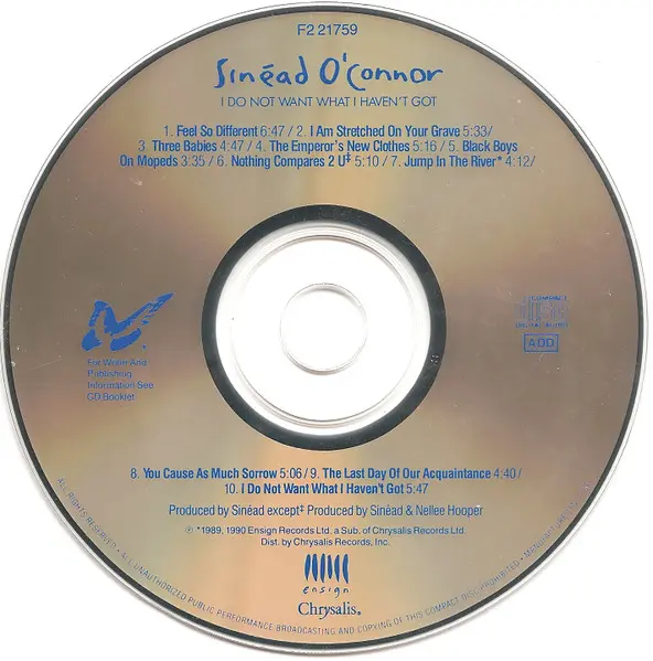 I Do Not Want What I Haven't Got | Sinead O'Connor