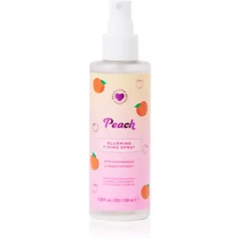 I Heart Revolution Peach Mattifying Fixing Spray spray de fixare si matifiere make-up