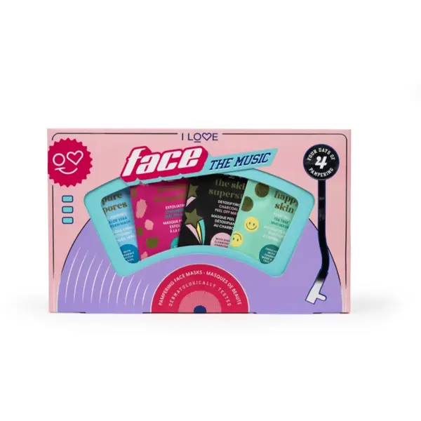 I Love Face the Music set cadou faciale