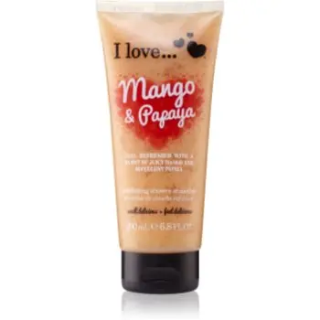 I Love Mango & Papaya gel de dus exfoliant