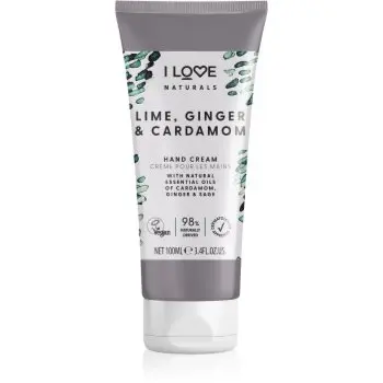 I Love Naturals Lime, Ginger & Cardamom crema de maini