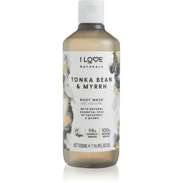 I Love Naturals Tonka Bean & Myrrh gel de duș 500 ml