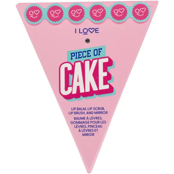 I Love Piece of Cake set cadou de buze