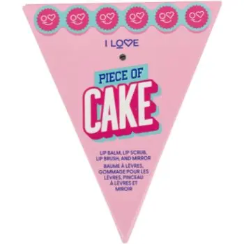 I Love Piece of Cake set cadou de buze