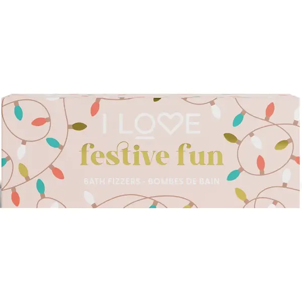I Love Special Moments Festive Fun bombă de baie parfum Cinnamon, Pumpkin Spice, Gingerbread 3x150 g