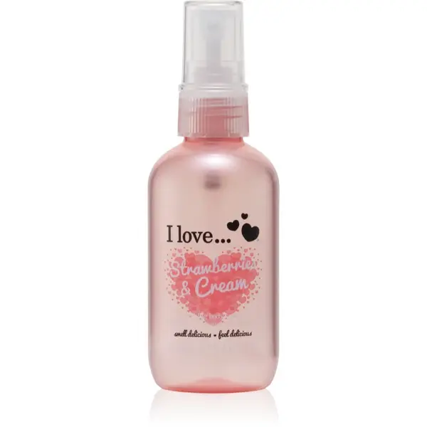 I Love Strawberries & Cream spray de corp racoritor 100 ml