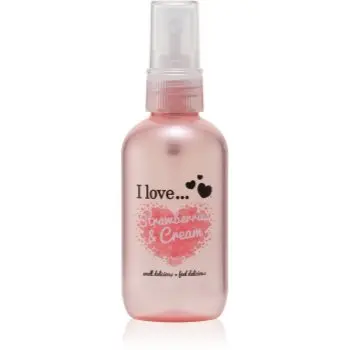 I Love Strawberries & Cream spray de corp racoritor