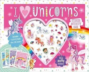 I Love Unicorns Sticker Activity Case, Paperback/Make Believe Ideas