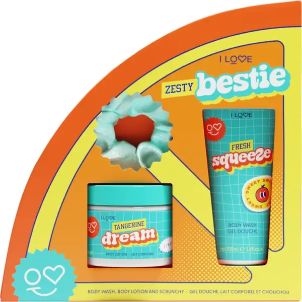 I Love Zesty Bestie set cadou parfum Zesty Orange