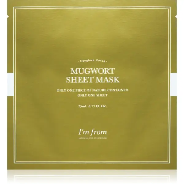 I'm from Mugwort mască textilă calmantă pentru piele sensibilă 23 ml