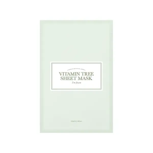 I'm From - Vitamin Tree Sheet Mask, 22ml, 1 piece