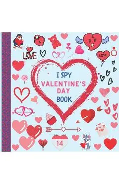 I Spy Valentine's Day Book: Fun and Interactive Picture Puzzle Activity for kids ages 2-5, Toddlers and even Adults! - Eva's Design