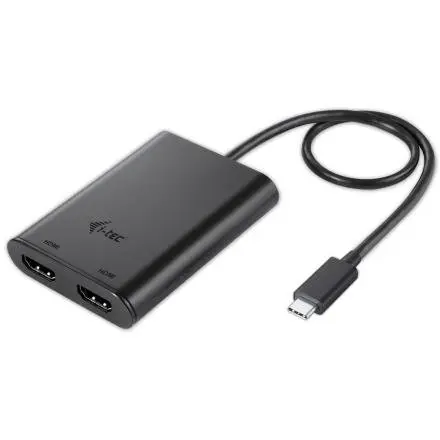 I-TEC Adaptor i-tec USB-C - 2x HDMI, Negru