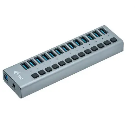 I-TEC Hub USB i-tec U3CHARGEHUB13, 13x USB 3.2 gen 1, Black