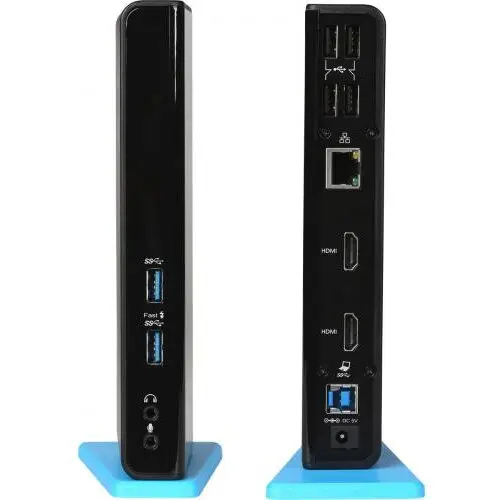I-TEC Statie de andocare I-tec U3DUALHDMIDOCK, Negru