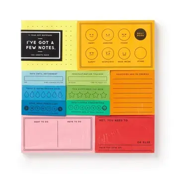 I've Got A Few Notes Tear-off Notepad Set/Brass Monkey