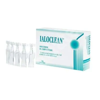 Ialoclean solutie de nebulizator 2 ml 5 monodoze