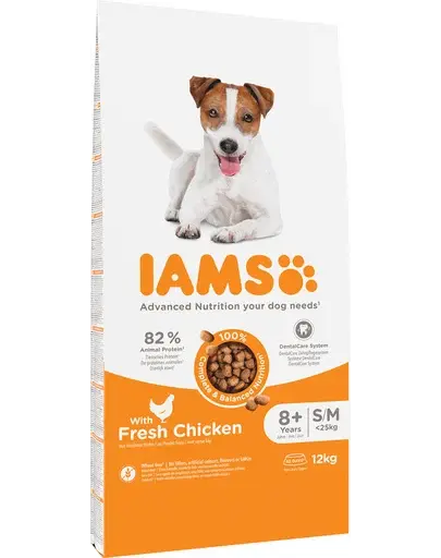 IAMS ProActive Health Mature & Senior All breeds Chicken Hrana uscata pentru caini senior, cu pui 12 kg