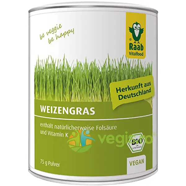 Iarba de Grau Pudra Ecologica/Bio 75g
