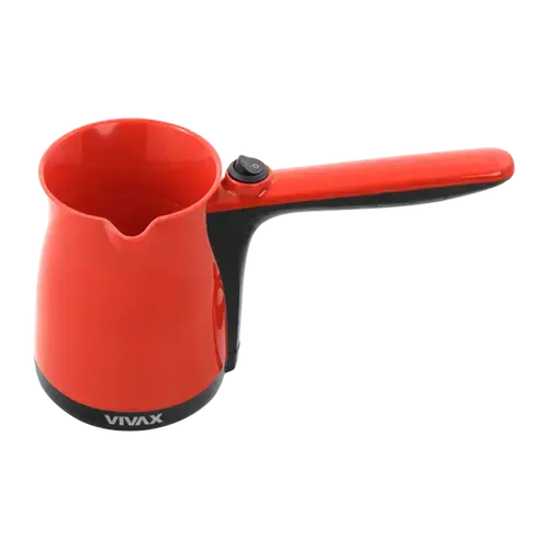Ibric electric Vivax CM-1000R, 1000W, 0.4 L, protectie supraincalzire, ergonomic, Rosu