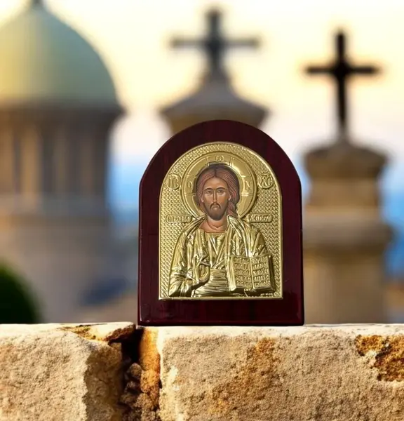 Icoana Iisus Hristos Atotputernicul, sfințită în Ierusalim - Default Title