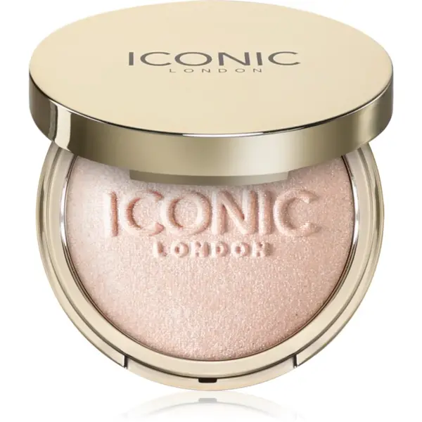 ICONIC London Lit & Luminous Pudra compacta ce ofera luminozitate culoare Universal 16 g