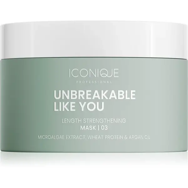ICONIQUE Professional UNBREAKABLE LIKE YOU Length Strengthening masca pentru întărirea lungimilor de păr 200 ml