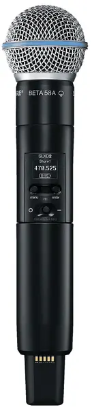 Мicrofon wireless Shure - SLXD2/B58-G59, negru