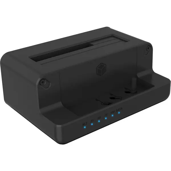 ICYBOX Statie de andocare si clona Icy Box IB-2914MSCL-C31 2 Bay M.2 NVMe la 2,5 si 3,5 inchi, Negru