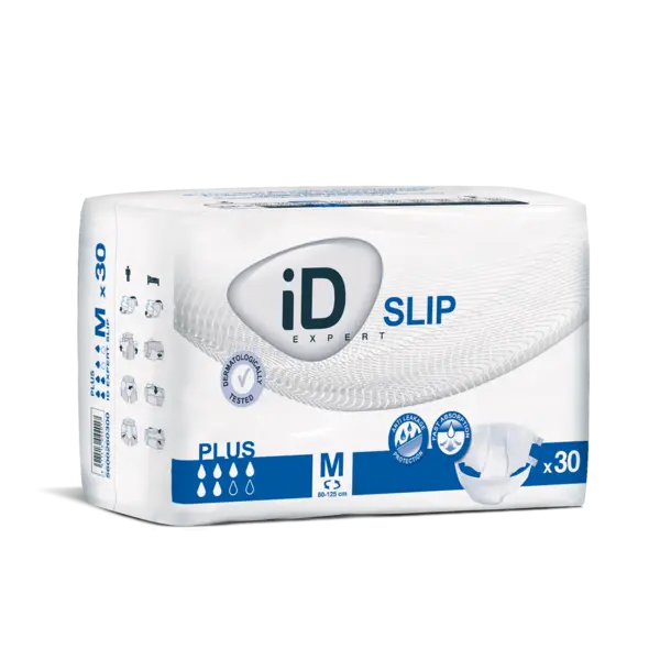 iD Expert Scutece adulti incontinenta plus cotton, masura M (30 buc / amb.)