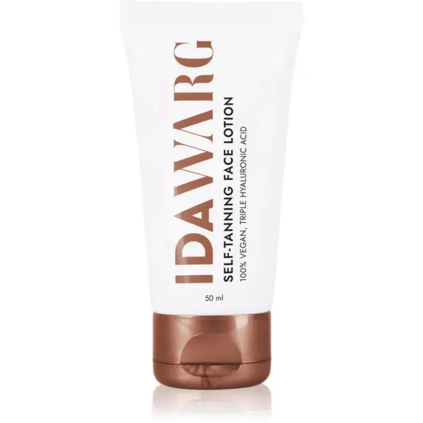 IDA WARG Beauty Self-Tanning Face Lotion lotiune autobronzanta faciale fără parfum 50 ml